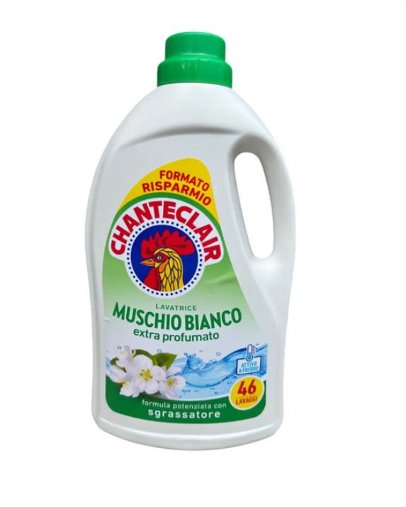 Гель для прання Chanteclair Muschio Bianco, 2070 мл, 46 прань
