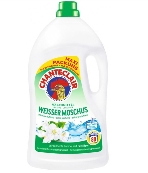 Гель для прання Chanteclair Muschio Bianco, 3,6 л, 80 прань
