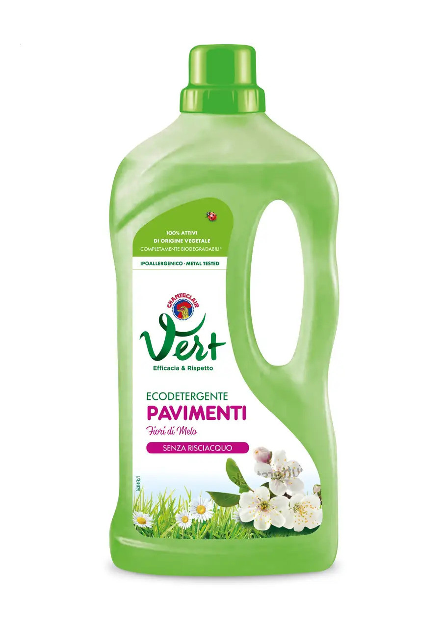 Засіб для миття полу ChanteClair Vert Pavimenti Fiori Di Mela 1 л