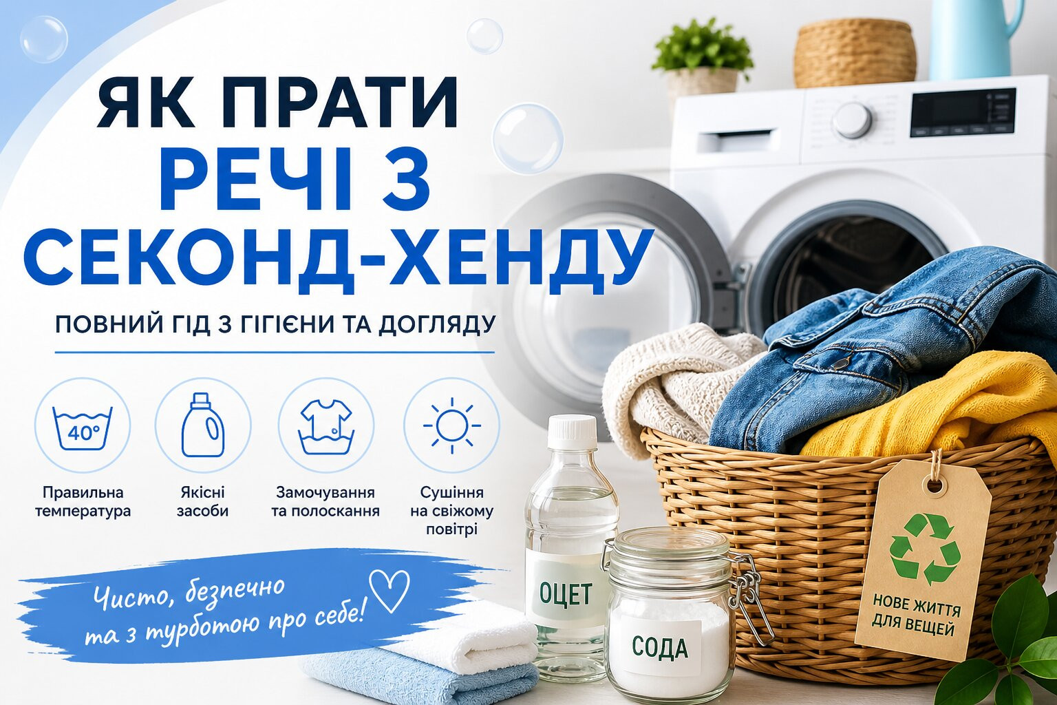 Как стирать вещи из секонд-хенда: полный гайд
