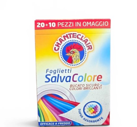 Chanteclair Foglietti Salva Colore салфетки для защиты цвета во время стирки 20 + 10 шт10